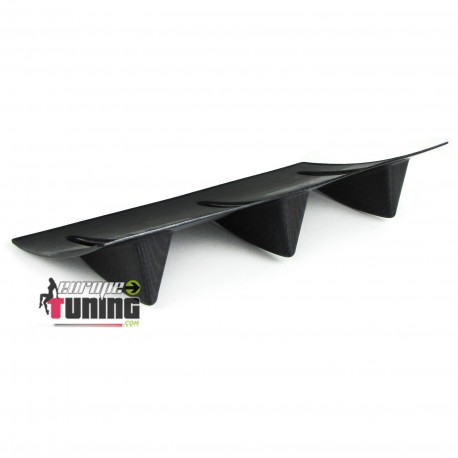 DIFFUSEUR SPORT CARBONE UNIVERSEL A 6 AILERONS POUR PARE-CHOCS ARRIERE (05674)
