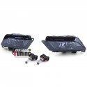 2 FEUX DE BROUILLARD AVANTS NOIRS SEAT LEON 5F IBIZA 5 TOLEDON 4 (05675)
