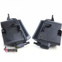 2 FEUX DE BROUILLARD AVANTS NOIRS A LED POUR VW GOLF 7 GTI  2013-2020 (05677)