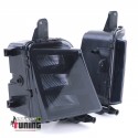 2 FEUX DE BROUILLARD AVANTS NOIRS A LED POUR VW GOLF 7 GTI  2013-2020 (05677)