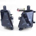 2 FEUX DE BROUILLARD AVANTS NOIRS A LED POUR VW GOLF 7 GTI  2013-2020 (05677)