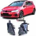 2 FEUX DE BROUILLARD AVANTS NOIRS A LED POUR VW GOLF 7 GTI  2013-2020 (05677)
