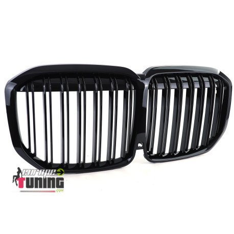 GRILLE CALANDRE NOIRE BRILLANTE SPORT M PERFORMANCE BMW X7 G07 (05678)