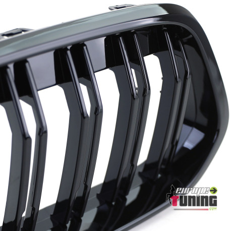 GRILLES CALANDRES SPORT M PERFORMANCE NOIR BRILLANT BMW X2 F39 (05680)