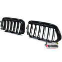 GRILLES CALANDRES SPORT M PERFORMANCE NOIR BRILLANT BMW X2 F39 (05680)