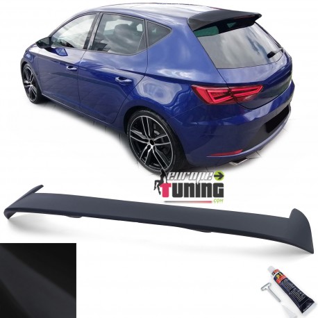 BECQUET - AILERON DE TOIT SPORT NOIR MAT SEAT LEON 3 5F 2012-2020 (05685)