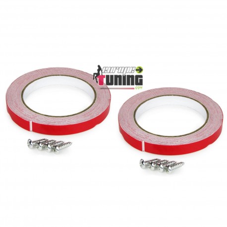 DIFFUSEUR SPORT NOIR UNIVERSEL A 6 AILERONS POUR PARE-CHOCS ARRIERE (05687)