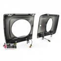 CACHES PHARES NOIRS AVEC FEUX DE JOUR DIURNES MERCEDES CLASSE G W463 1989-2012 (02946)