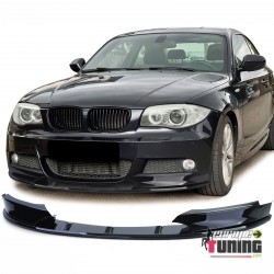 LAME BECQUET SPOILER NOIR BRILLANT BMW SERIE 1 E81 E82 E87 E88 LCI PACK M (05689)