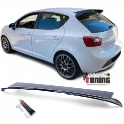 BECQUET - AILERON DE TOIT SPORT NOIR BRILLANT SEAT IBIZA IV 6J 6P 2008-2017 (05691)