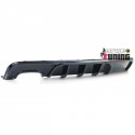 DIFFUSEUR ARRIERE SPORT NOIR BRILLANT BMW SERIE 1 E82 E88 PH2 PACK M 07-13 (05693)