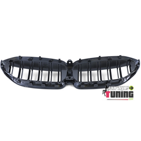 GRILLE CALANDRE SPORT PERFORMANCE NOIRE BRILLANTE BMW SERIE 3 G20 G21 2018- (05694)
