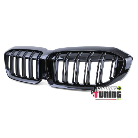 GRILLE CALANDRE SPORT PERFORMANCE NOIRE BRILLANTE BMW SERIE 3 G20 G21 2018- (05694)