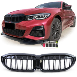 GRILLE CALANDRE SPORT PERFORMANCE NOIRE BRILLANTE BMW SERIE 3 G20 G21 2018- (05694)