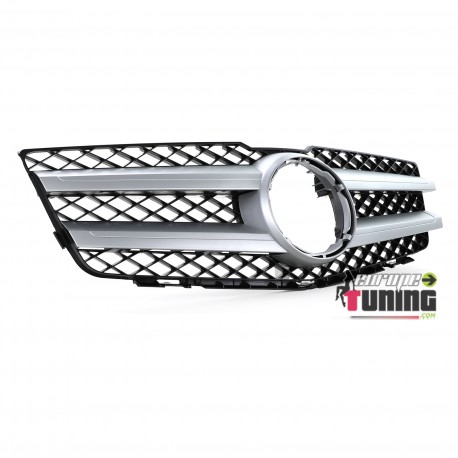 CALANDRE LIGNE SPORT NOIR ET SILVER MERCEDES GLK 204 PH1 2008-2012 (05696)