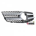 CALANDRE LIGNE SPORT NOIR ET SILVER MERCEDES GLK 204 PH1 2008-2012 (05696)