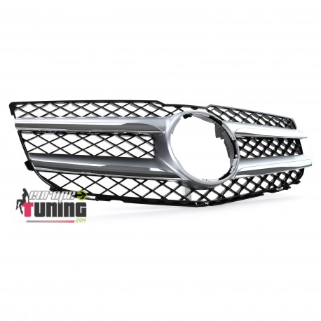 CALANDRE LIGNE SPORT NOIR ET SILVER MERCEDES GLK 204 PH2 2012-2015 (05697)