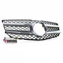 CALANDRE LIGNE SPORT NOIR ET SILVER MERCEDES GLK 204 PH2 2012-2015 (05697)