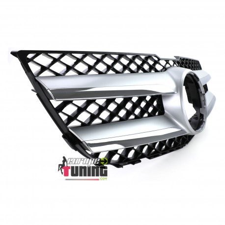 CALANDRE LIGNE SPORT NOIR ET SILVER MERCEDES GLK 204 PH2 2012-2015 (05697)