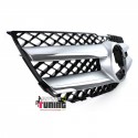 CALANDRE LIGNE SPORT NOIR ET SILVER MERCEDES GLK 204 PH2 2012-2015 (05697)