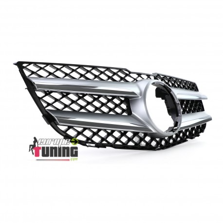 CALANDRE LIGNE SPORT NOIR ET SILVER MERCEDES GLK 204 PH2 2012-2015 (05697)