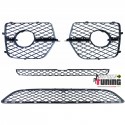 KIT COMPLET DE GRILLES AVANTS POUR BMW X6 E71 2006-2014 (05700)