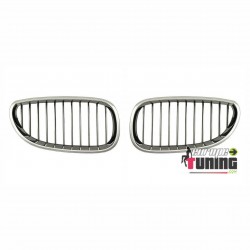 CALANDRES NOIRES ET CHROME BMW SERIE 5 E60 BERLINE & E61 TOURING (05704)