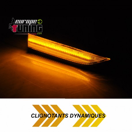 REPETITEURS NOIRS CLIGNOTANTS LATERAUX AILES LED DYNAMIQUE VW VOLKSWAGEN T6 PH1 (05705)