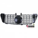 CALANDRE CHROME NOIRE GRILLE PANAMERICANA LIGNE AMG GT-R MERCEDES ML W164 PH1 05-08 (05712)