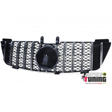 CALANDRE CHROME NOIRE GRILLE PANAMERICANA LIGNE AMG GT-R MERCEDES ML W164 PH1 05-08 (05712)
