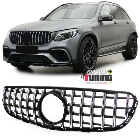 CALANDRE NOIRE ET CHROME LIGNE GT AMG MERCEDES GLC X253 C253 PH1 (05671)
