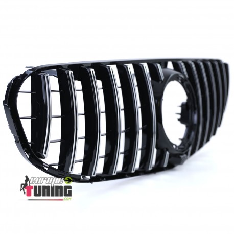 CALANDRE NOIRE ET CHROME LIGNE GT MERCEDES GLC X253 C253 PH2 2020- (05717)