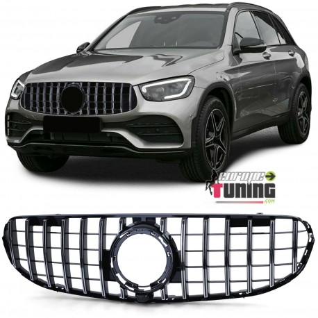 CALANDRE NOIRE ET CHROME LIGNE GT MERCEDES GLC X253 C253 PH2 2020- (05717)