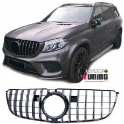 CALANDRE NOIRE ET CHROME LIGNE GT AMG POUR MERCEDES GL X166 2016-2019 PH2 (05235)
