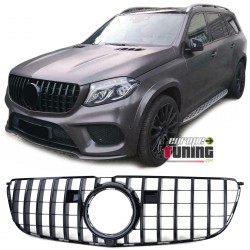 CALANDRE NOIR INTEGRAL LIGNE GT AMG POUR MERCEDES GLS X166 2016-2019 PH2 (05718)