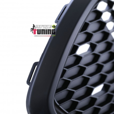 CALANDRE SPORT NOIRE GRILLE NID D ABEILLE POUR FORD TRANSIT CUSTOM 2018- (05719)