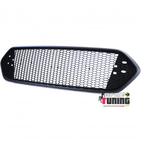 CALANDRE SPORT NOIRE GRILLE NID D ABEILLE POUR FORD TRANSIT CUSTOM 2018- (05719)
