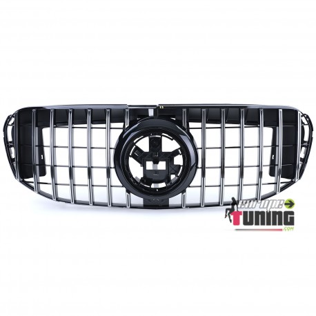 CALANDRE PANAMERICANA NOIRE CHROME LIGNE GT AMG POUR MERCEDES GLS X167 2019- (05721)