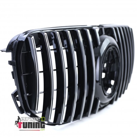CALANDRE PANAMERICANA NOIRE CHROME LIGNE GT AMG POUR MERCEDES GLS X167 2019- (05721)