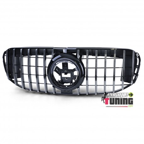 CALANDRE PANAMERICANA NOIRE CHROME LIGNE GT AMG POUR MERCEDES GLS X167 2019- (05721)
