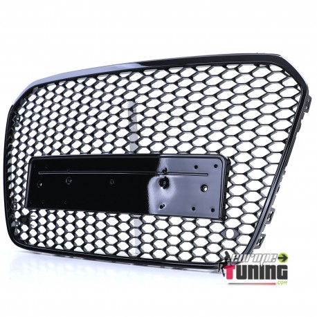 CALANDRE SPORT NOIRE GRILLE NID D ABEILLE LIGNE RS6 AUDI A6 C7 2011-2014 PH1 (05724)