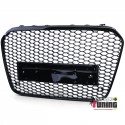 CALANDRE SPORT NOIRE GRILLE NID D ABEILLE LIGNE RS6 AUDI A6 C7 2011-2014 PH1 (05724)