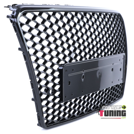 CALANDRE SPORT NOIRE GRILLE NID D ABEILLE LIGNE RS7 AUDI A7 C7 4G 2010-2014 PH1 (05725)