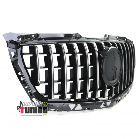 CALANDRE CHROME NOIRE PANAMERICANA AMG GT MERCEDES SPRINTER W906 2013-2018 PH2 (05734)