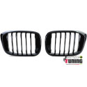 GRILLES DE CALANDRES NOIRES BRILLANTES SPORT M PERFORMANCE BMW X3 G01 - X4 G02 (05737)