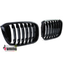 GRILLES DE CALANDRES NOIRES BRILLANTES SPORT M PERFORMANCE BMW X3 G01 - X4 G02 (05737)