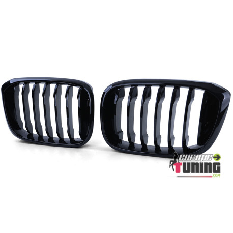 GRILLES DE CALANDRES NOIRES BRILLANTES SPORT M PERFORMANCE BMW X3 G01 - X4 G02 (05737)