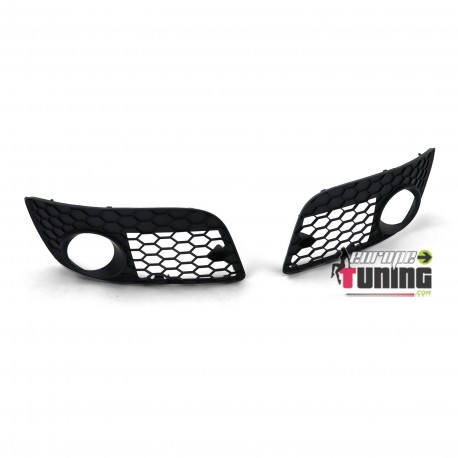 KIT GRILLES DE CALANDRES INFERIEURES SPORT NID D ABEILLE VW GOLF 5 GTI (05738)