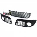 KIT GRILLES DE CALANDRES INFERIEURES SPORT NID D ABEILLE VW GOLF 5 GTI (05738)