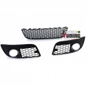 KIT GRILLES DE CALANDRES INFERIEURES SPORT NID D ABEILLE VW GOLF 5 GTI (05738)